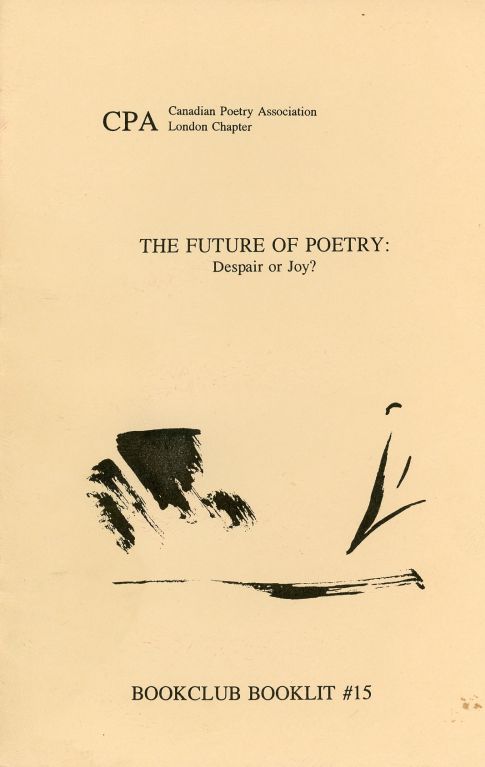 The Future of poetry James Deahl